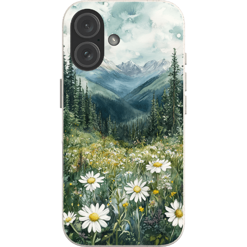 Stepping Green Phone Case Watercolor Forest Meadow Bio Case