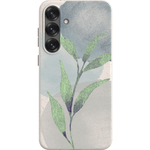 Stepping Green Phone Case Watercolor Green Leaves Bio Case