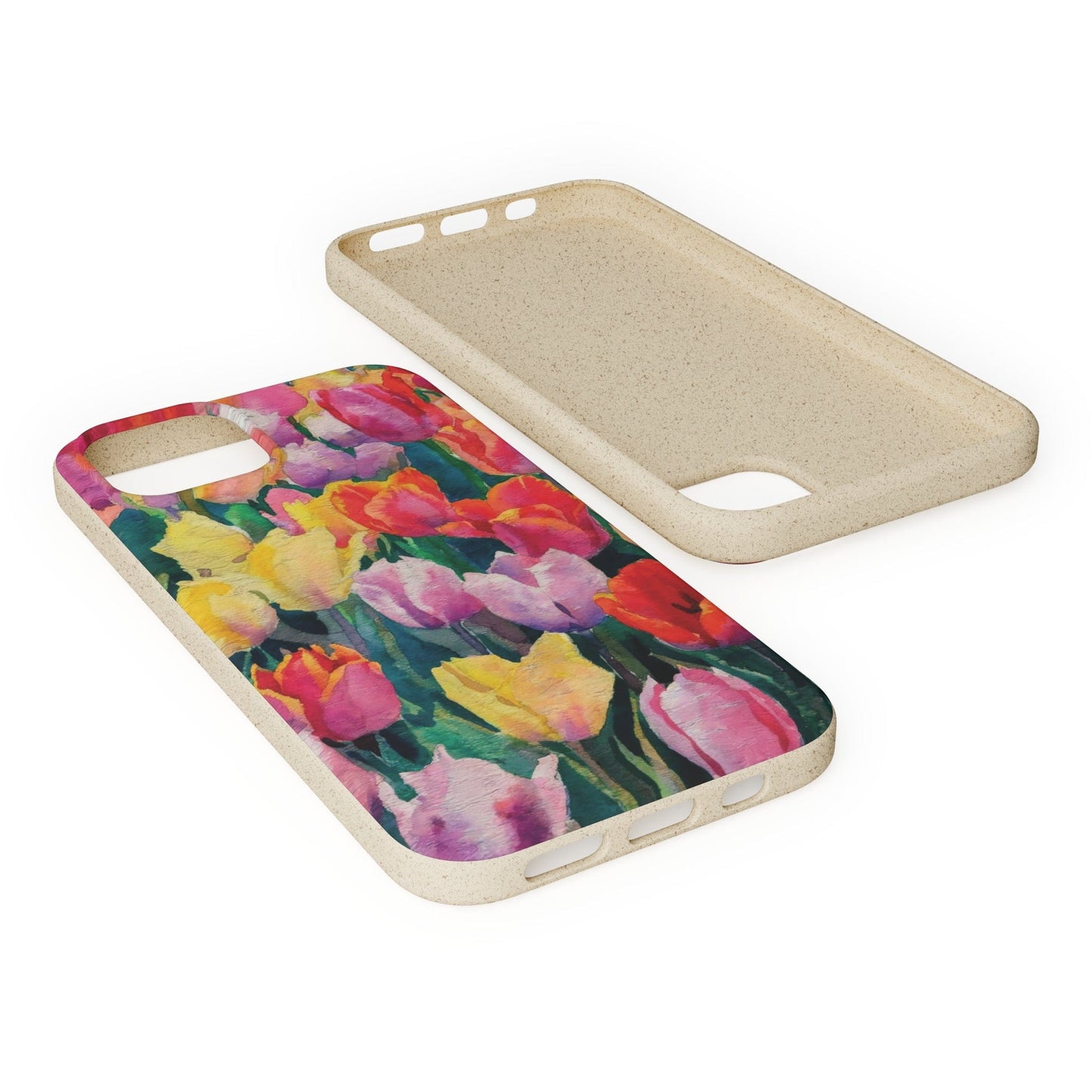 Stepping Green Phone Case Watercolor Tulip Bio Case