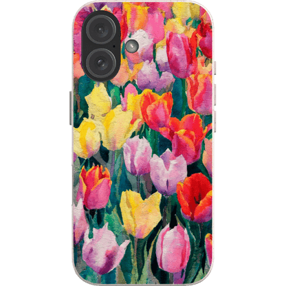 Stepping Green Phone Case Watercolor Tulip Bio Case