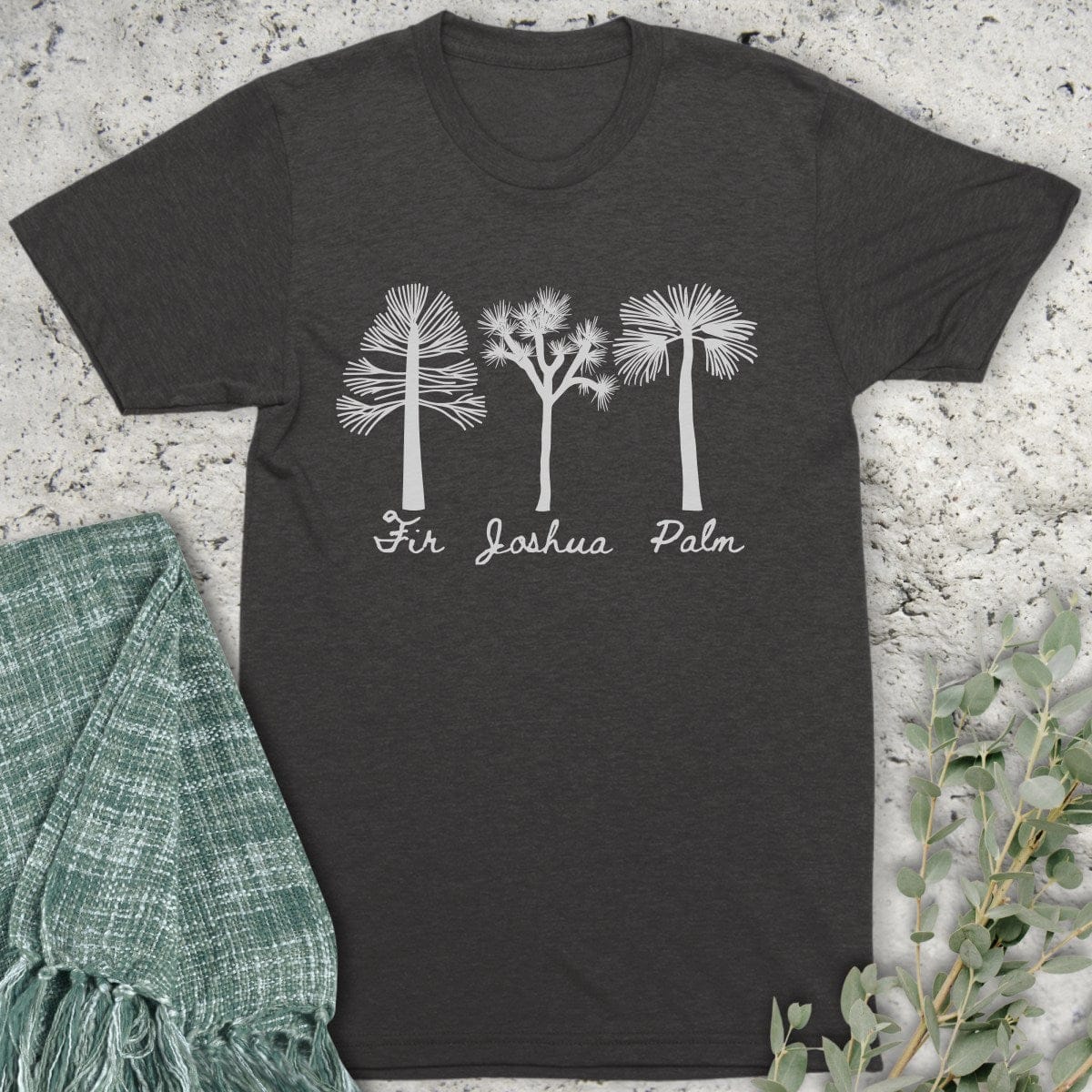 Stepping Green T-Shirt 3 Trees Organic T-Shirt