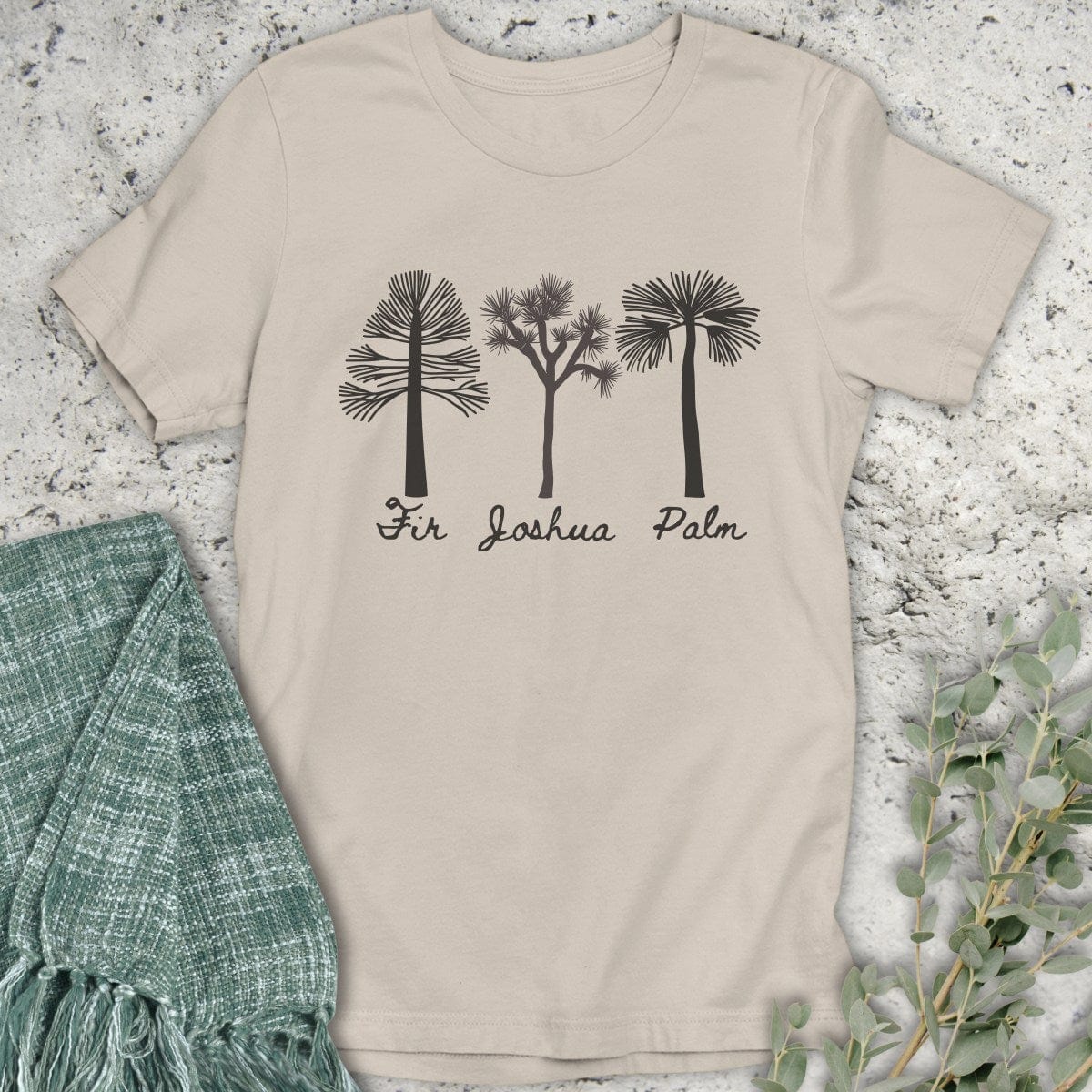 Stepping Green T-Shirt 3 Trees T-Shirt