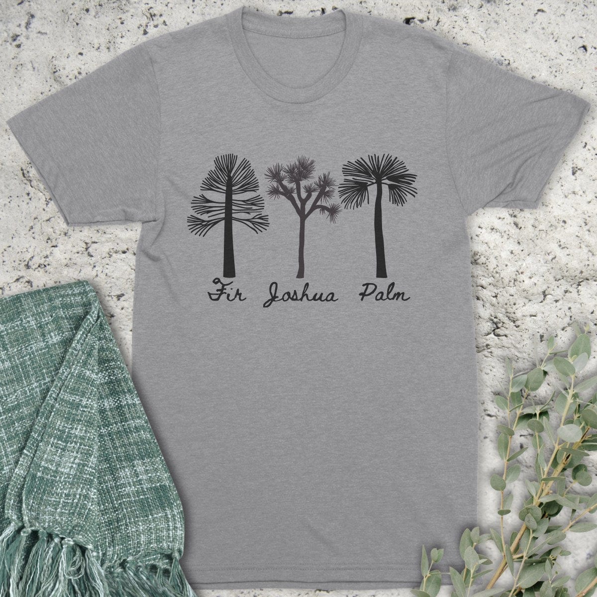 Stepping Green T-Shirt 3 Trees T-Shirt