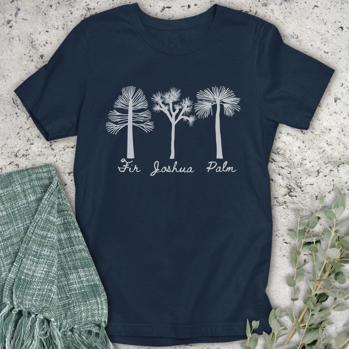 Stepping Green T-Shirt 3 Trees T-Shirt