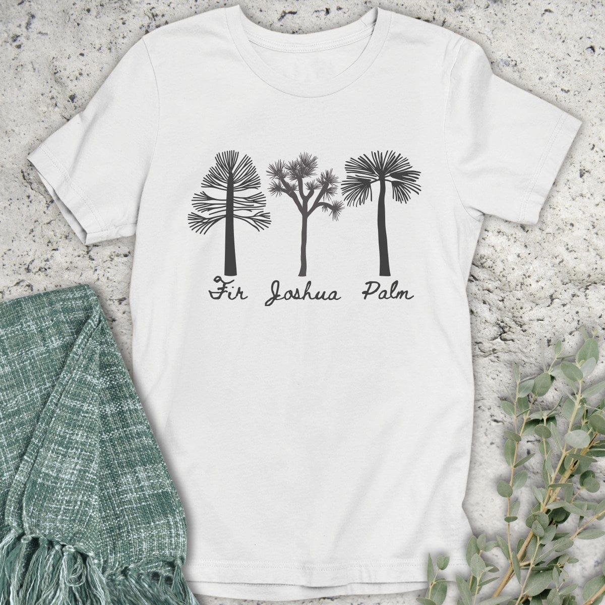 Stepping Green T-Shirt 3 Trees T-Shirt