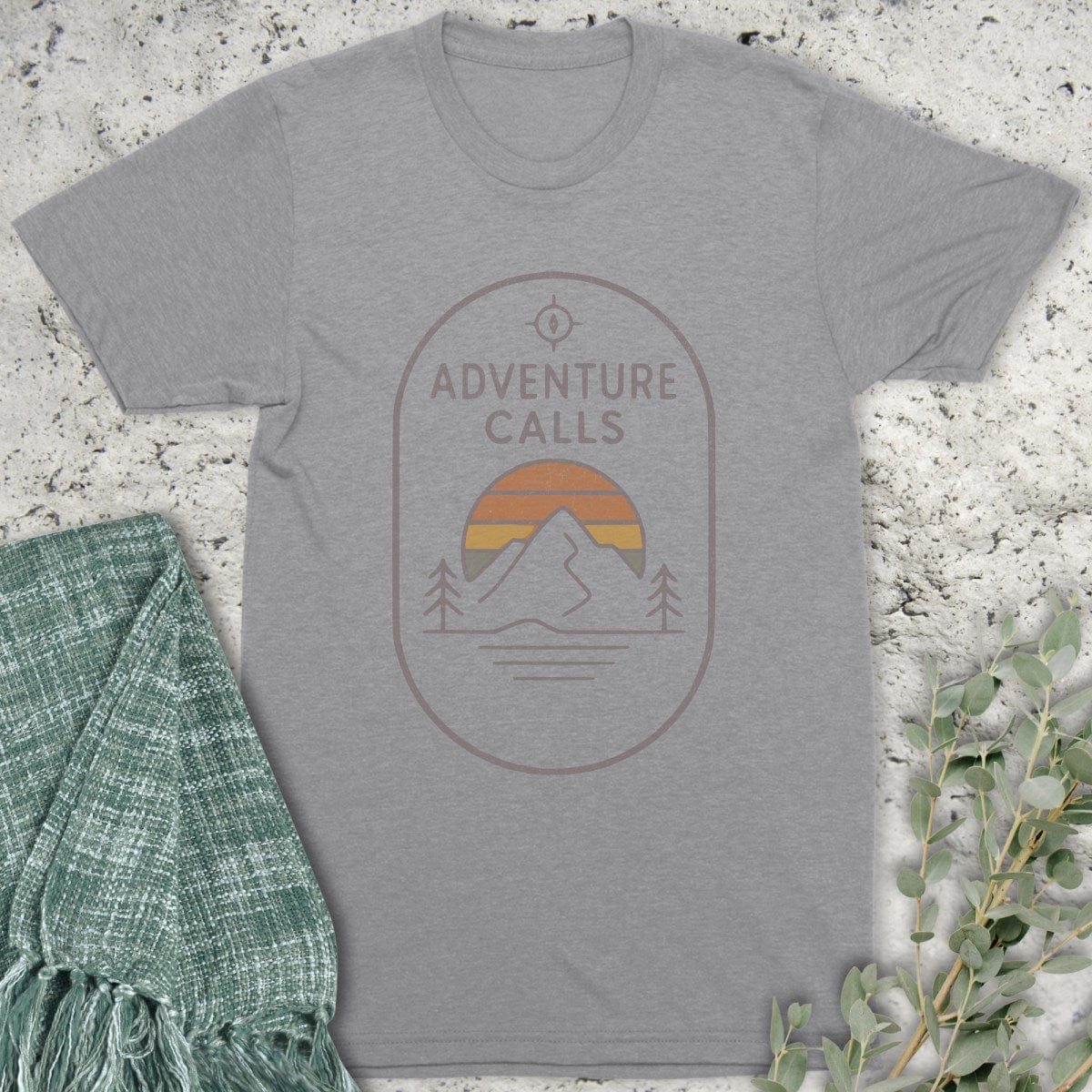 Stepping Green T-Shirt Adventure Calls T-Shirt