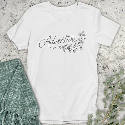 Stepping Green T-Shirt Adventure Floral T-Shirt