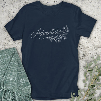 Stepping Green T-Shirt Adventure Floral T-Shirt