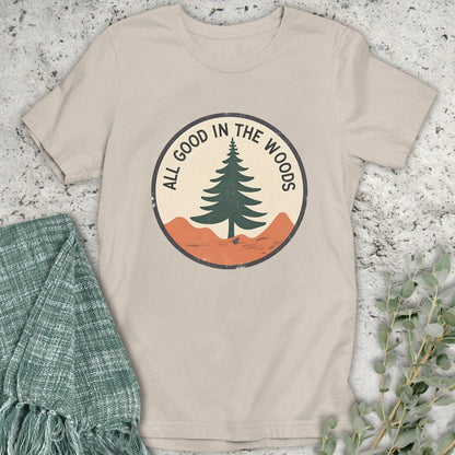 Stepping Green T-Shirt All Good Badge T-Shirt