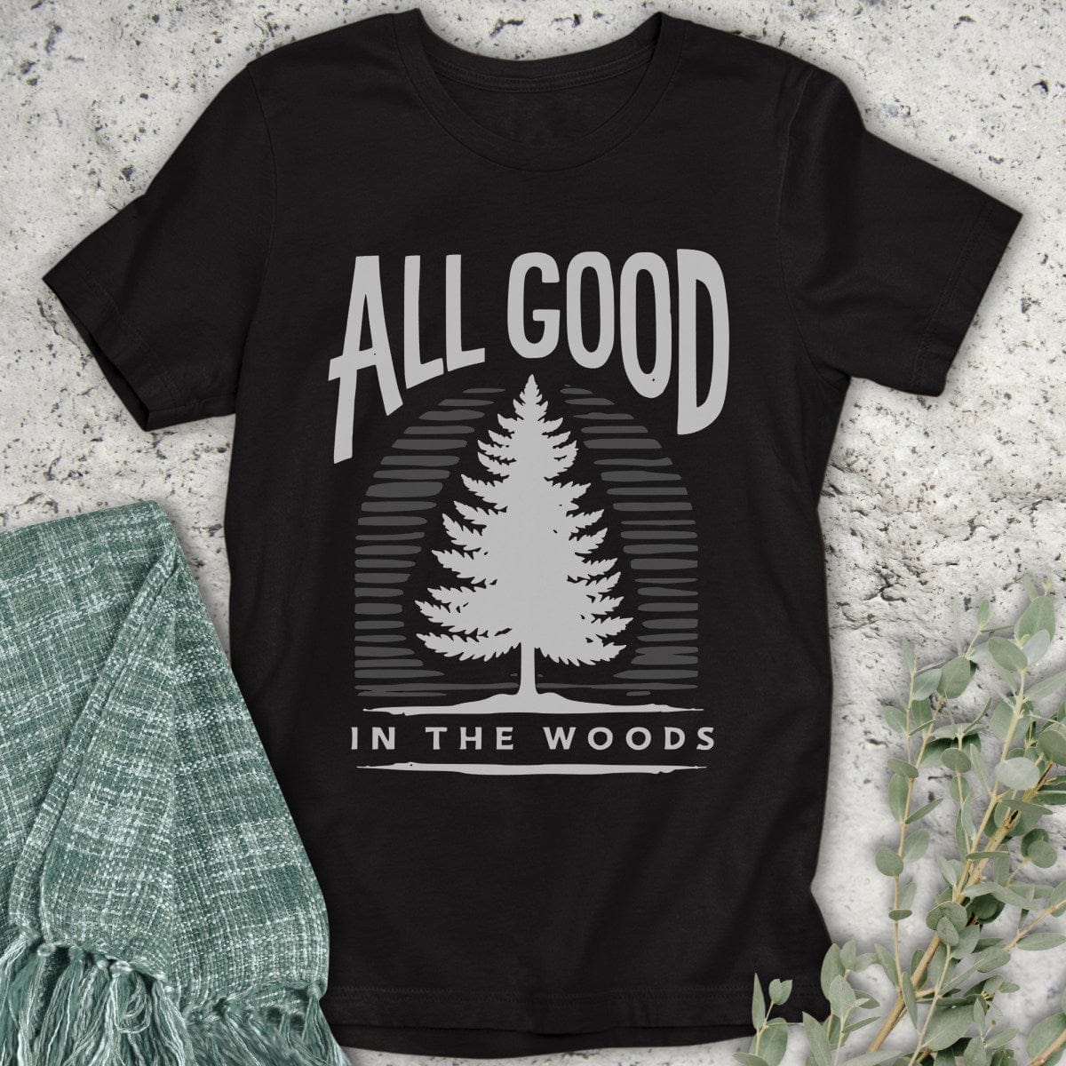 Stepping Green T-Shirt All Good Monotone T-Shirt
