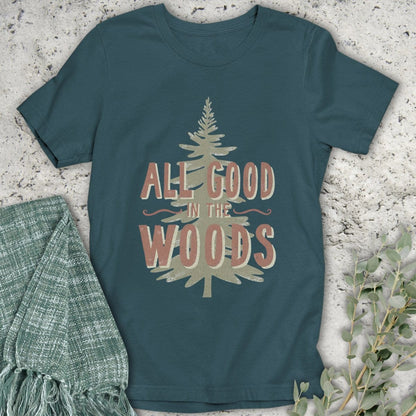 Stepping Green T-Shirt All Good Tree Organic T-Shirt