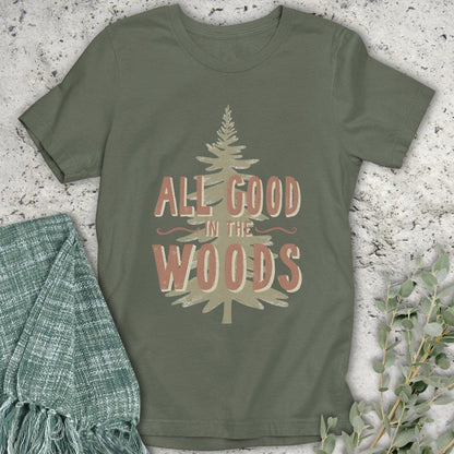 Stepping Green T-Shirt All Good Tree T-Shirt