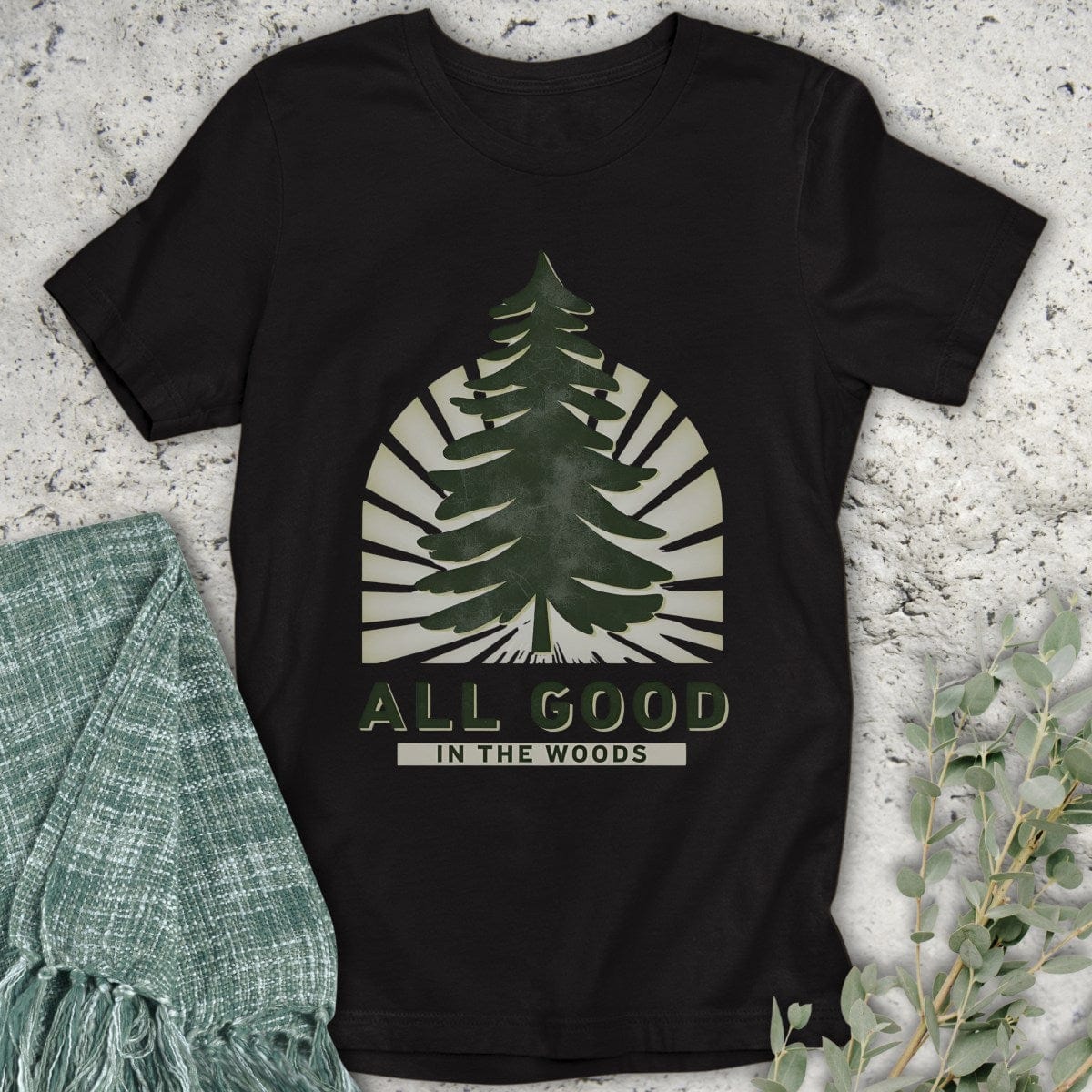 Stepping Green T-Shirt All Good Vintage T-Shirt