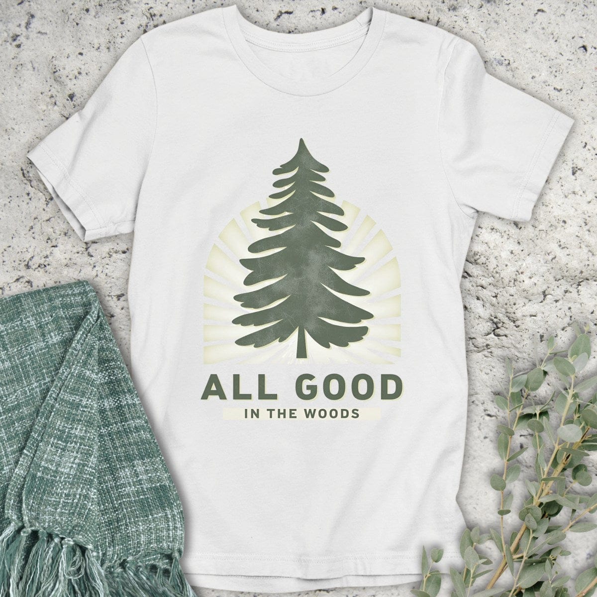 Stepping Green T-Shirt All Good Vintage T-Shirt