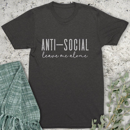 Stepping Green T-Shirt Anti-Social Organic T-Shirt