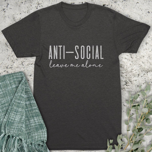 Stepping Green T-Shirt Anti-Social Organic T-Shirt