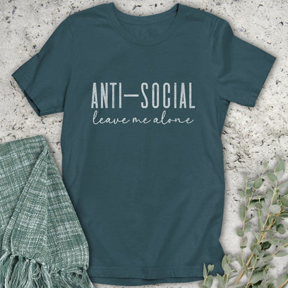 Stepping Green T-Shirt Anti-Social T-Shirt