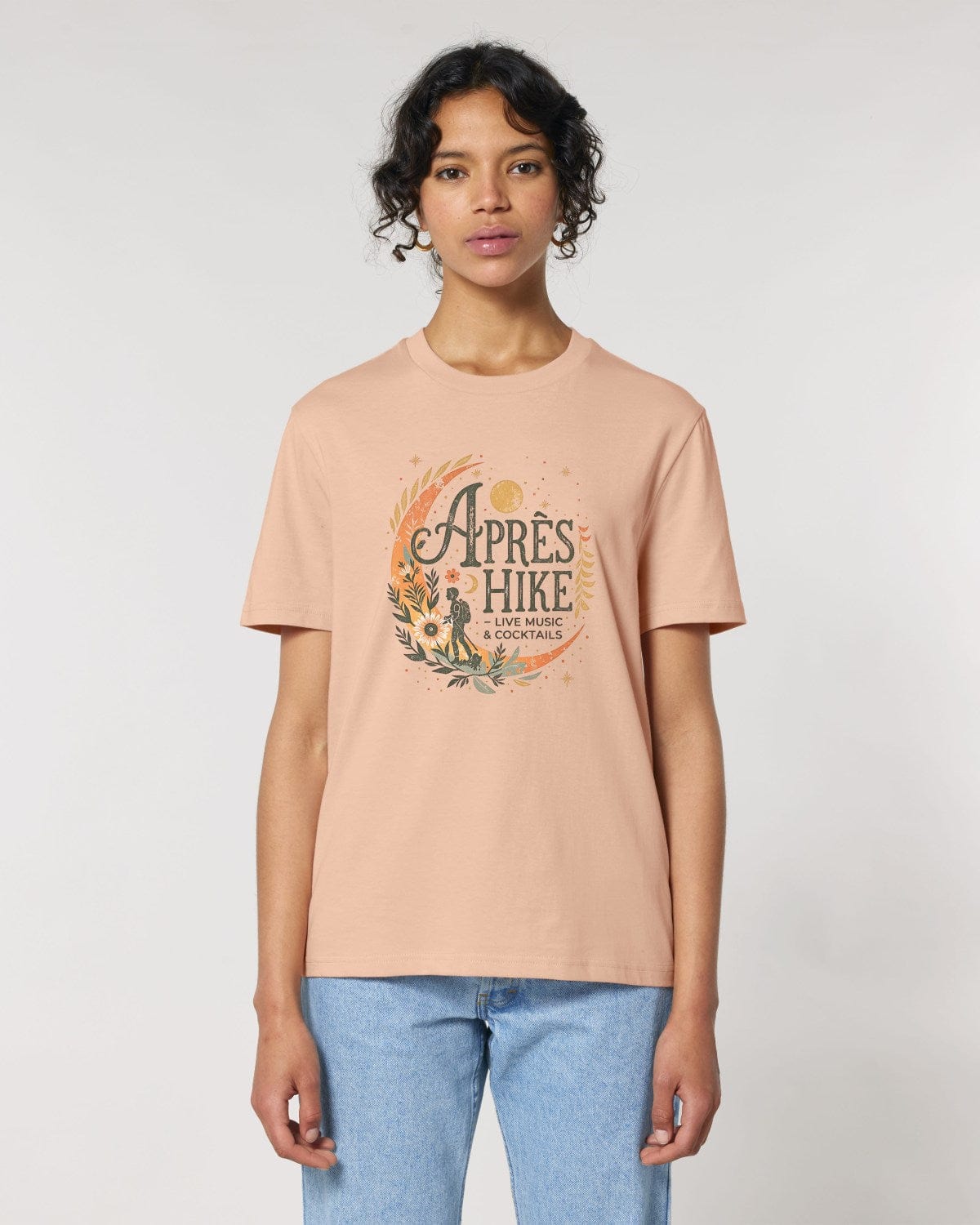 Stepping Green T-Shirt Après Hike Moon T-Shirt