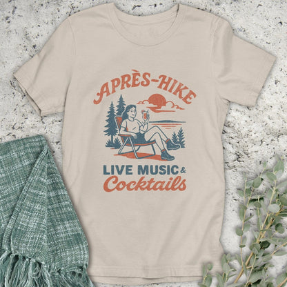 Stepping Green T-Shirt Après Hike Retro T-Shirt