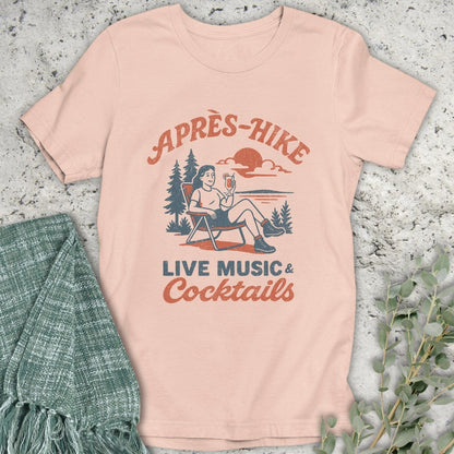 Stepping Green T-Shirt Après Hike Retro T-Shirt