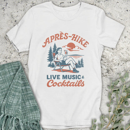 Stepping Green T-Shirt Après Hike Retro T-Shirt