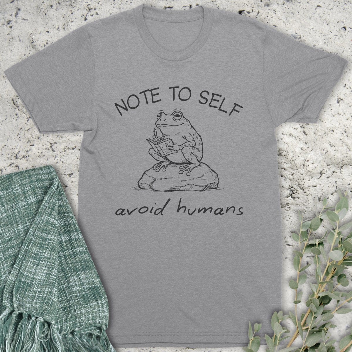 Stepping Green T-Shirt Avoid Humans T-Shirt