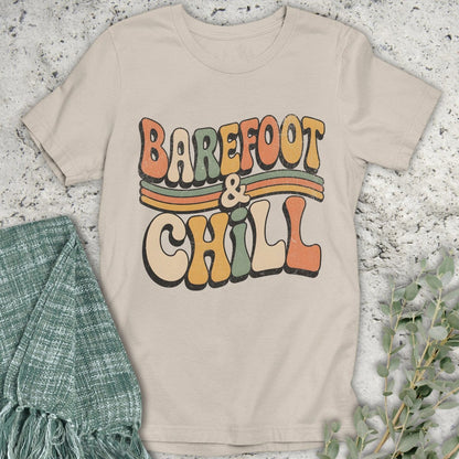 Stepping Green T-Shirt Barefoot & Chill T-Shirt