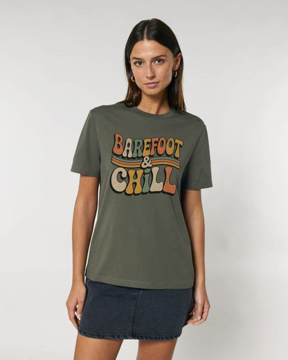 Stepping Green T-Shirt Barefoot & Chill T-Shirt