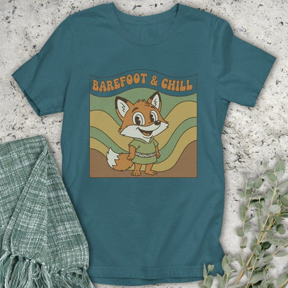 Stepping Green T-Shirt Barefoot & Chill T-Shirt