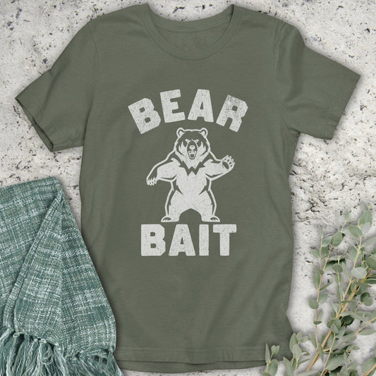Stepping Green T-Shirt Bear Bait Organic T-Shirt