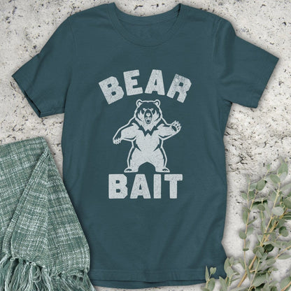 Stepping Green T-Shirt Bear Bait Organic T-Shirt