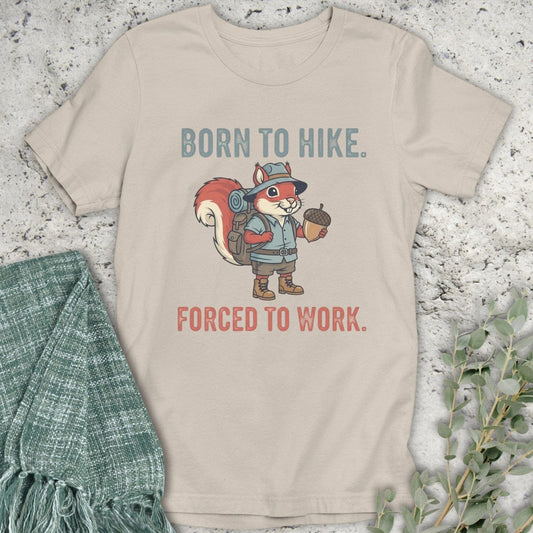 Stepping Green T-Shirt Born To Hike Organic T-Shirt