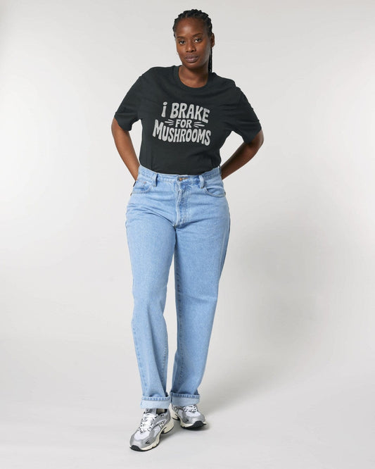 Stepping Green T-Shirt Brake For Mushrooms T-Shirt