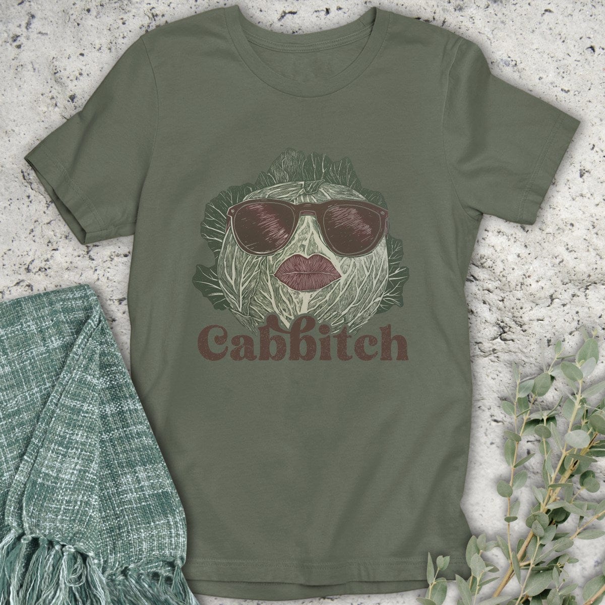 Stepping Green T-Shirt Cabbitch T-Shirt