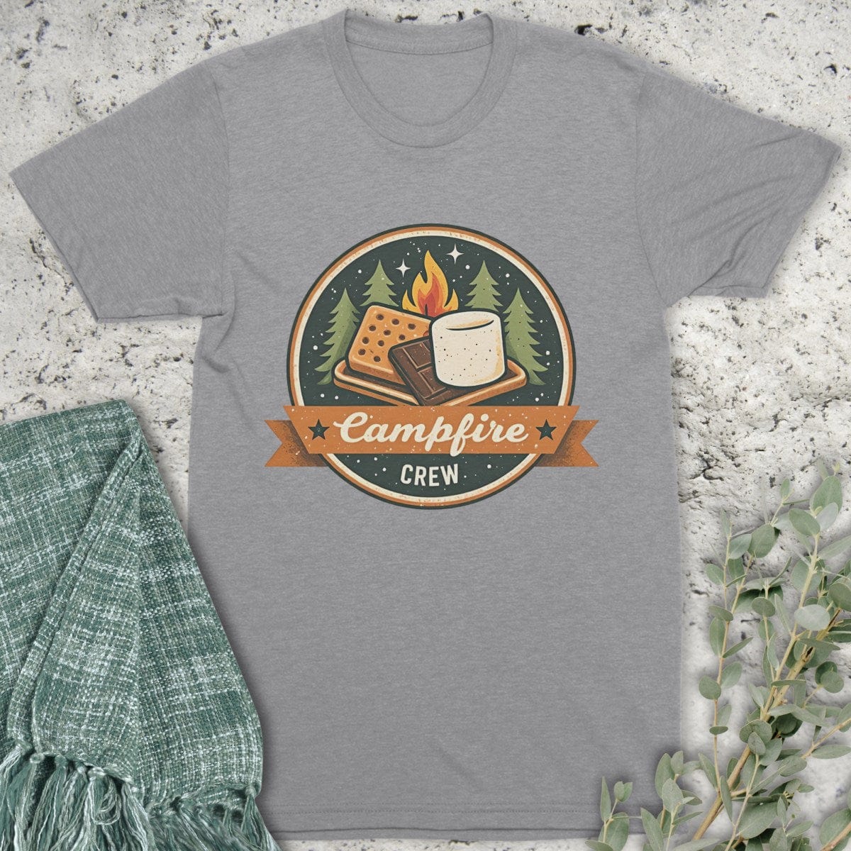 Stepping Green T-Shirt Campfire Crew T-Shirt