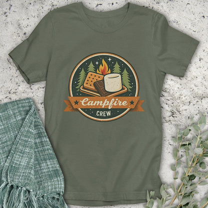 Stepping Green T-Shirt Campfire Crew T-Shirt