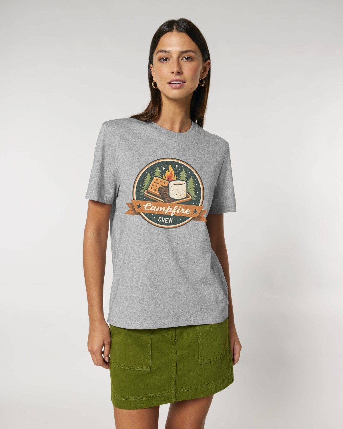 Stepping Green T-Shirt Campfire Crew T-Shirt
