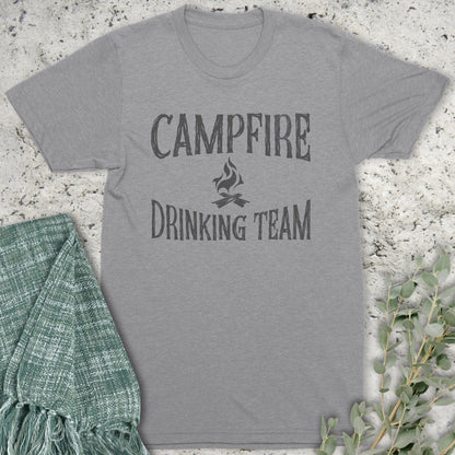 Stepping Green T-Shirt Campfire Drinking Team Organic T-Shirt