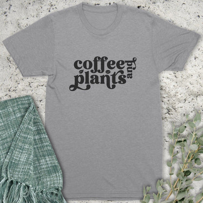 Stepping Green T-Shirt Coffee and Plants T-Shirt