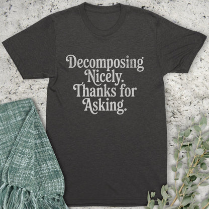 Stepping Green T-Shirt Decomposing Nicely Organic T-Shirt