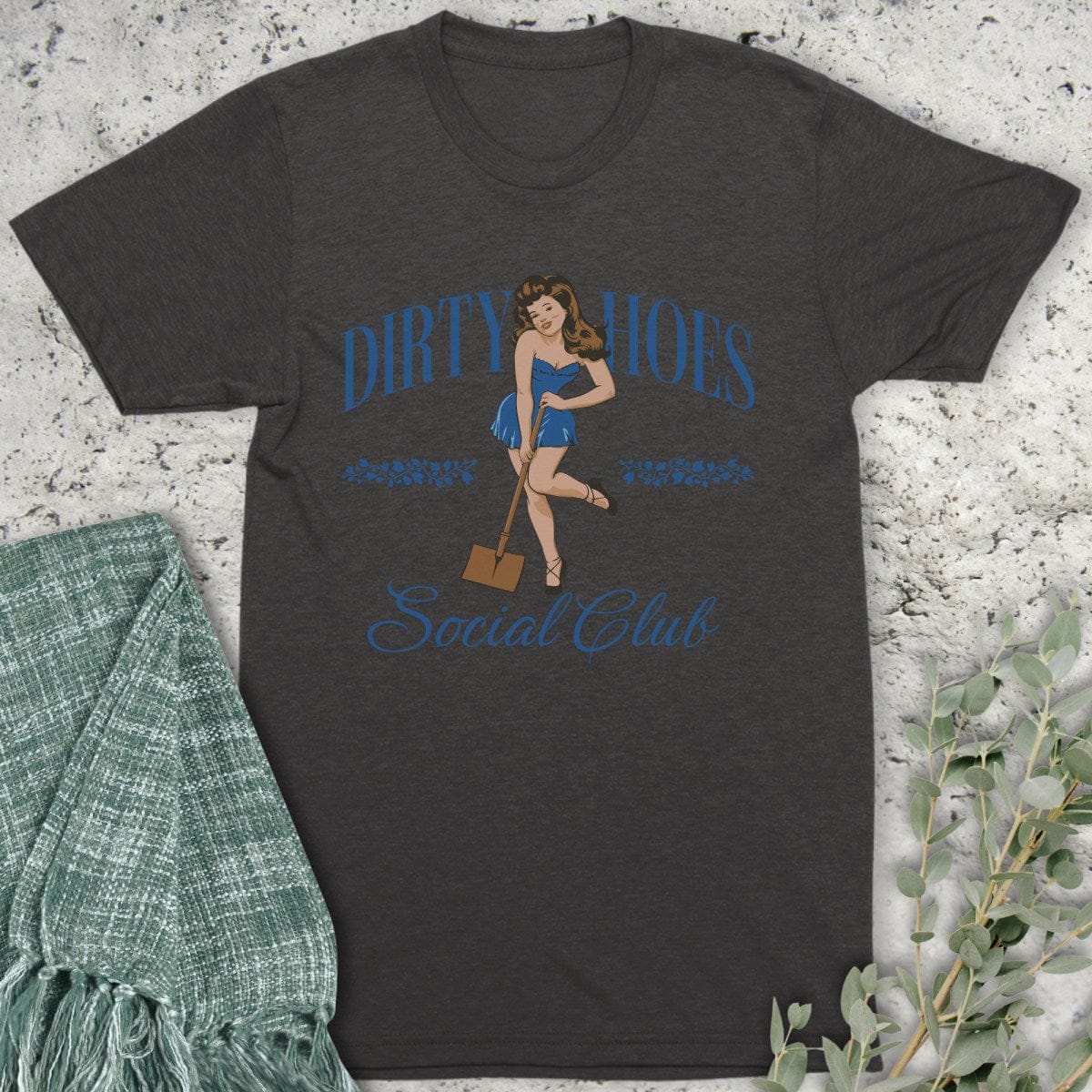 Stepping Green T-Shirt Dirty Hoes Organic T-Shirt
