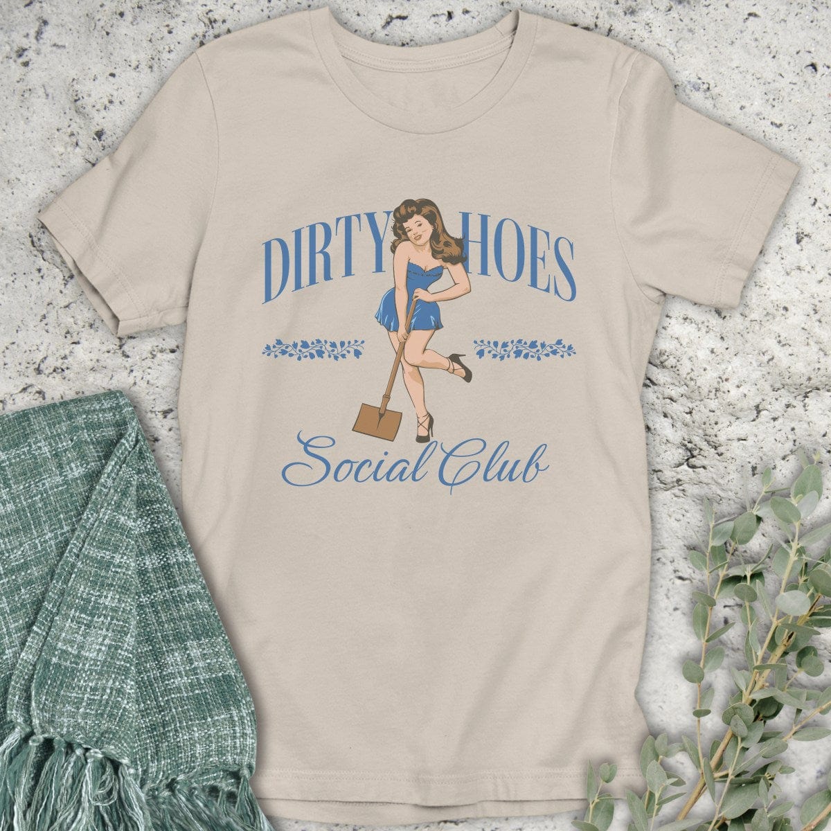 Stepping Green T-Shirt Dirty Hoes T-Shirt