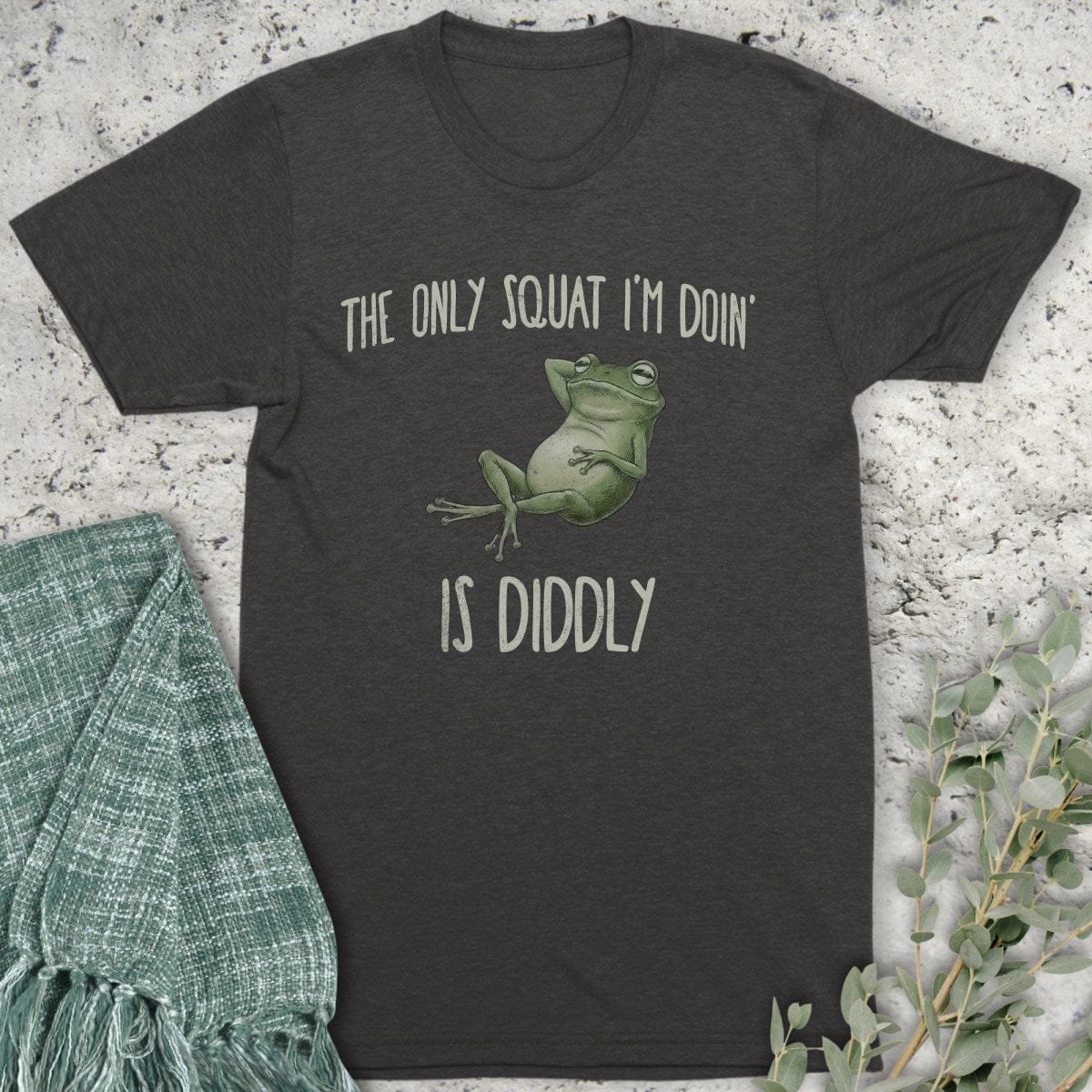 Stepping Green T-Shirt Doin' Diddly Organic T-Shirt