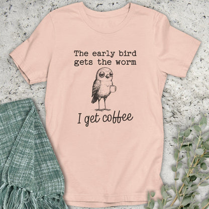Stepping Green T-Shirt Early Bird Coffee 2 T-Shirt