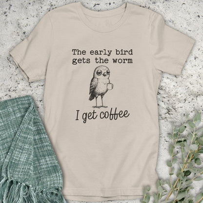 Stepping Green T-Shirt Early Bird Coffee 2 T-Shirt
