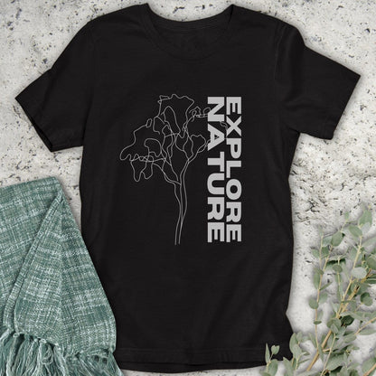 Stepping Green T-Shirt Explore Nature T-Shirt