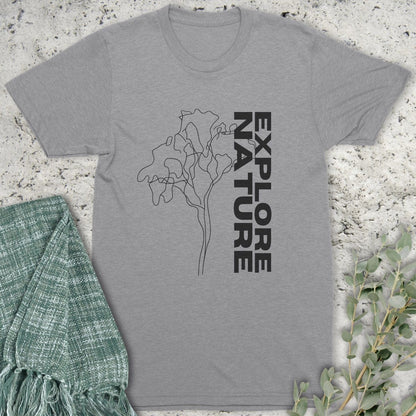 Stepping Green T-Shirt Explore Nature T-Shirt