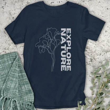 Stepping Green T-Shirt Explore Nature T-Shirt