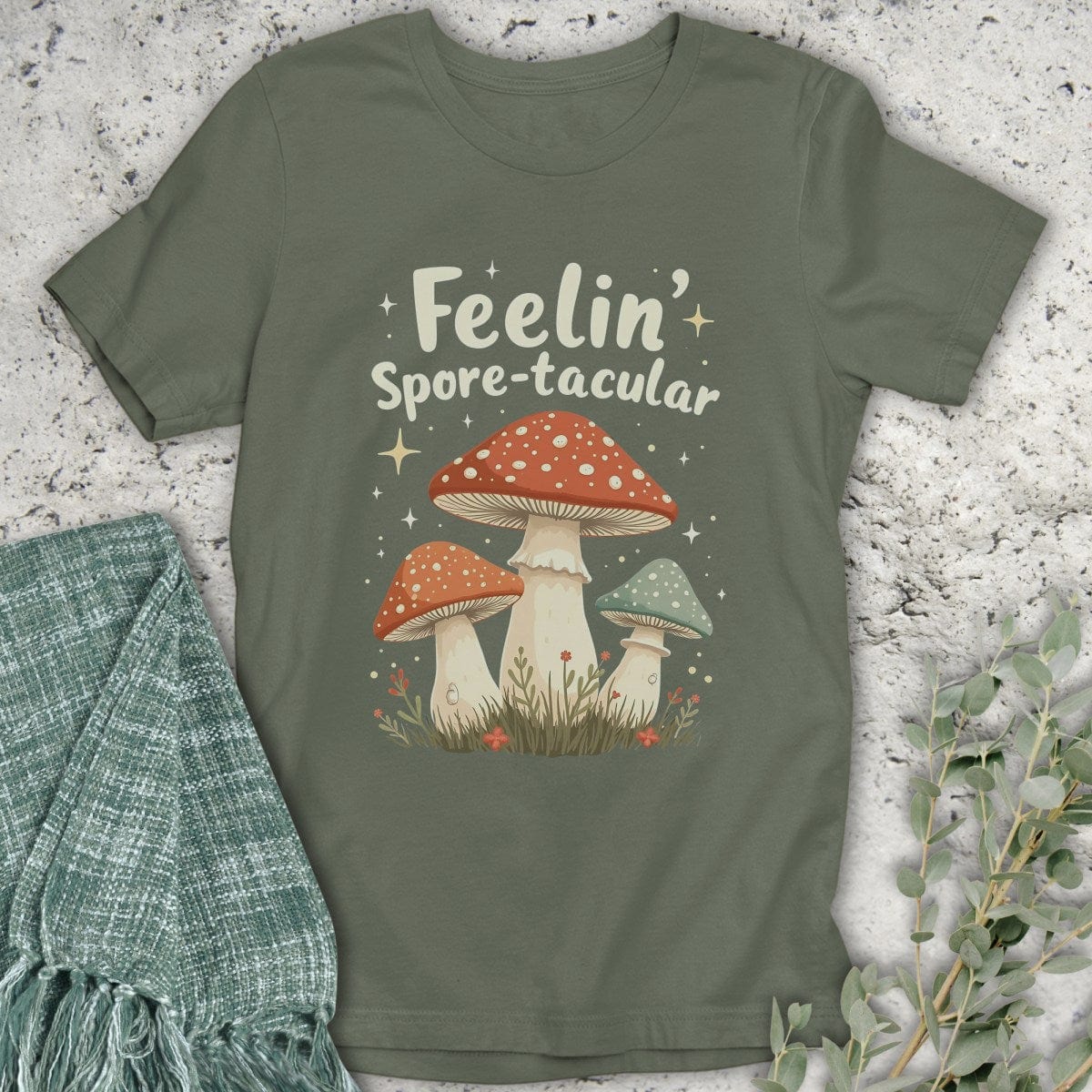 Stepping Green T-Shirt Feelin' Spore-tacular T-Shirt