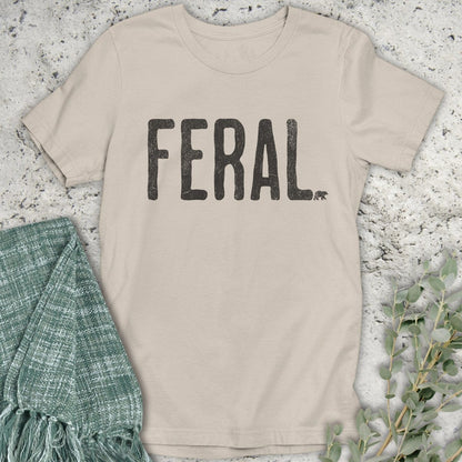 Stepping Green T-Shirt Feral T-Shirt